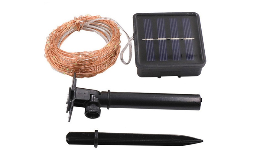 Image 3: Garden Solar Powered Fairy String Light