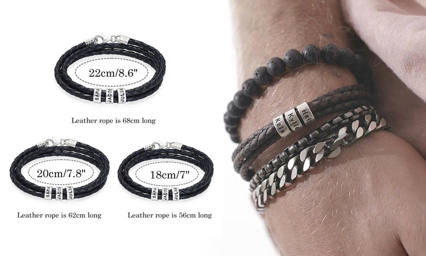 Image 8: Voor altijd bij je: gepersonaliseerd armbandje met naam of datum