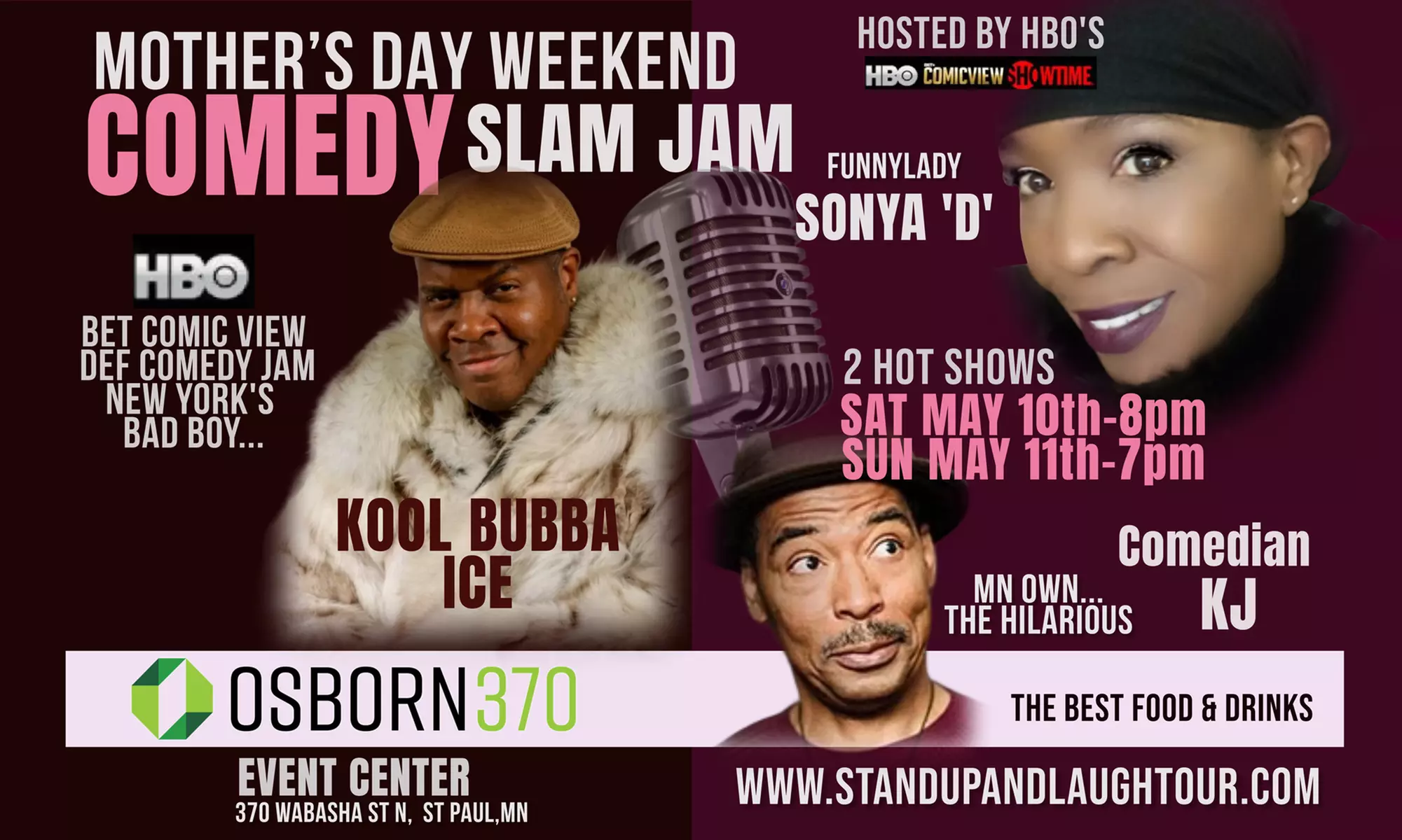 Mother's Day Comedy Jam - Osborn370 -St. Paul-Minneapolis, MN on May 10 & May 11 - Primary Image