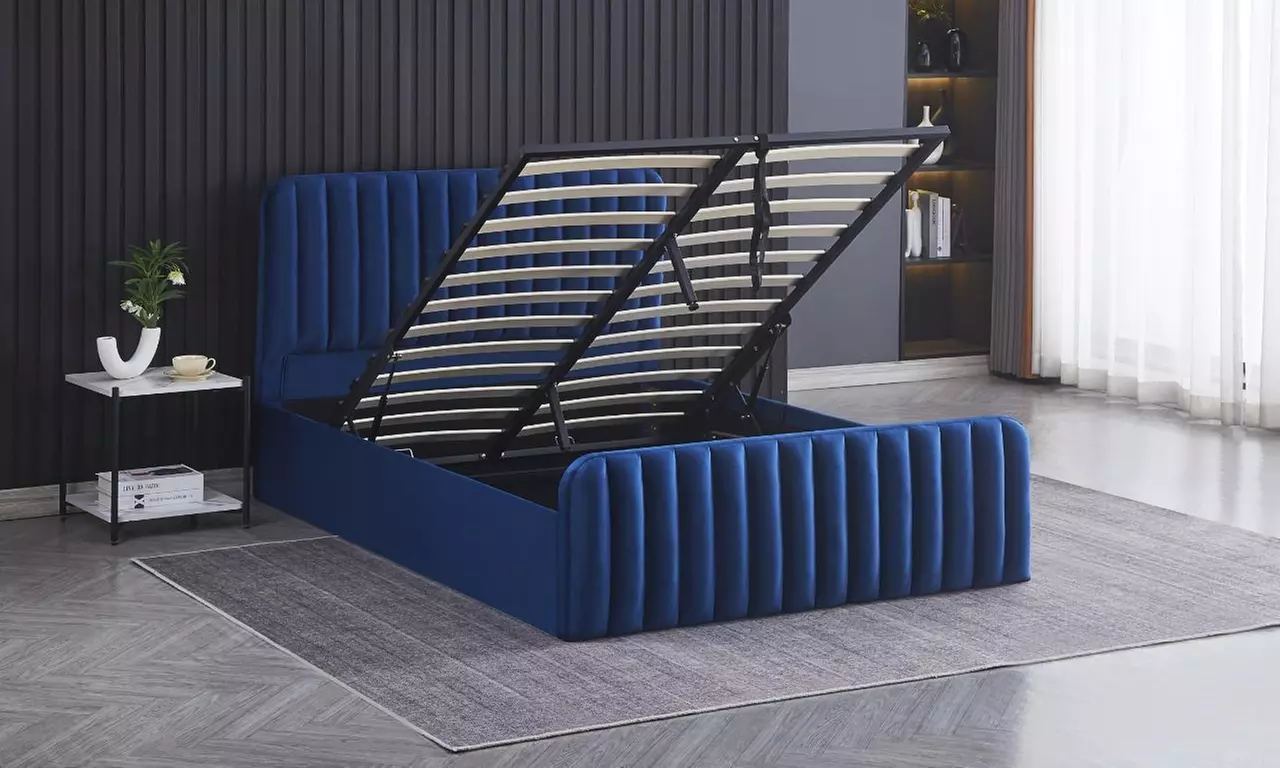 Ottoman Gas Lift Storage Bed in Various Sizes