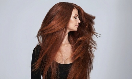 Full-Head Tape-In Extensions with Trim and Style - Annie’s Vanity Bridal Beauty