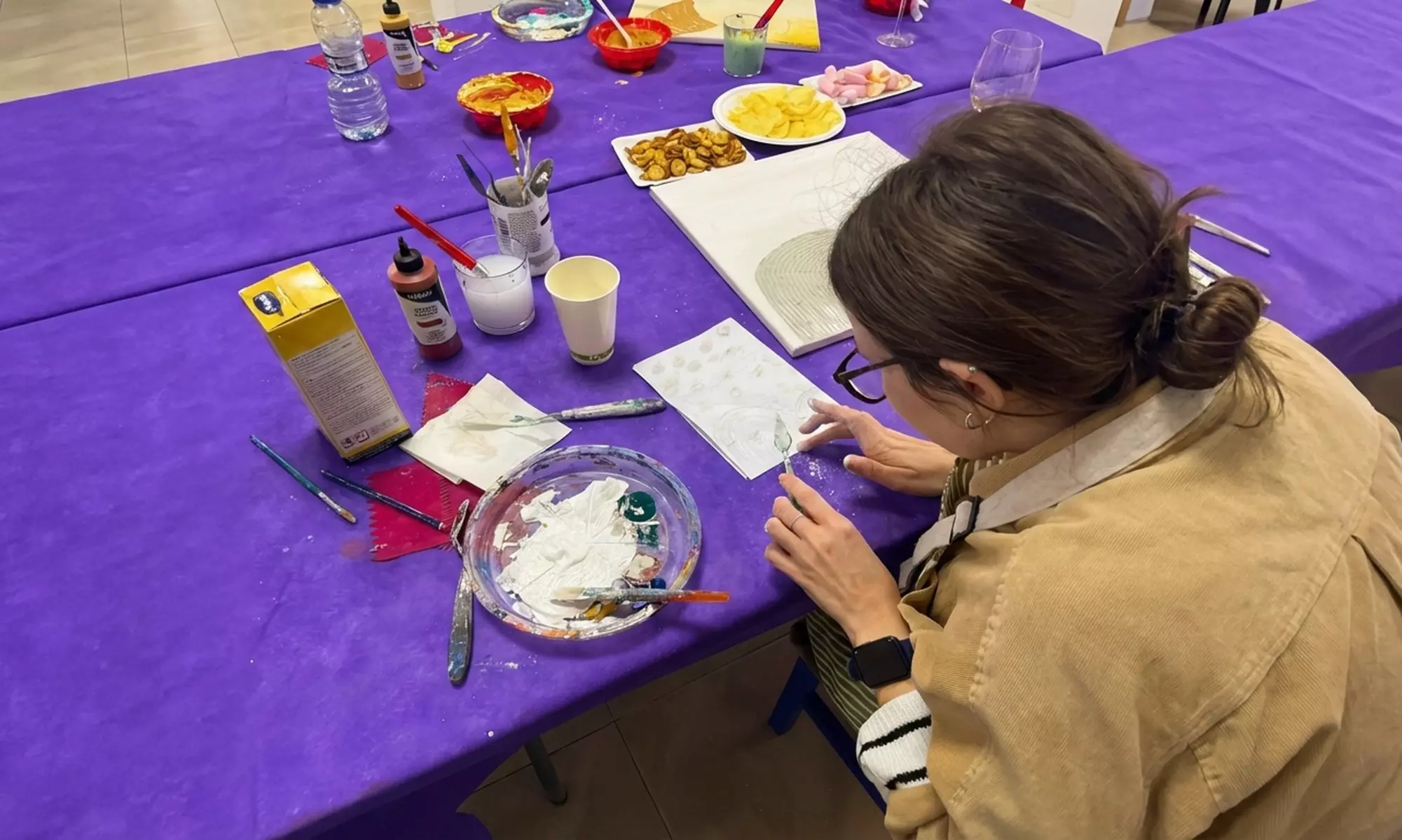 Taller de pintura con técnica a elegir para 1, 2 o 4 personas