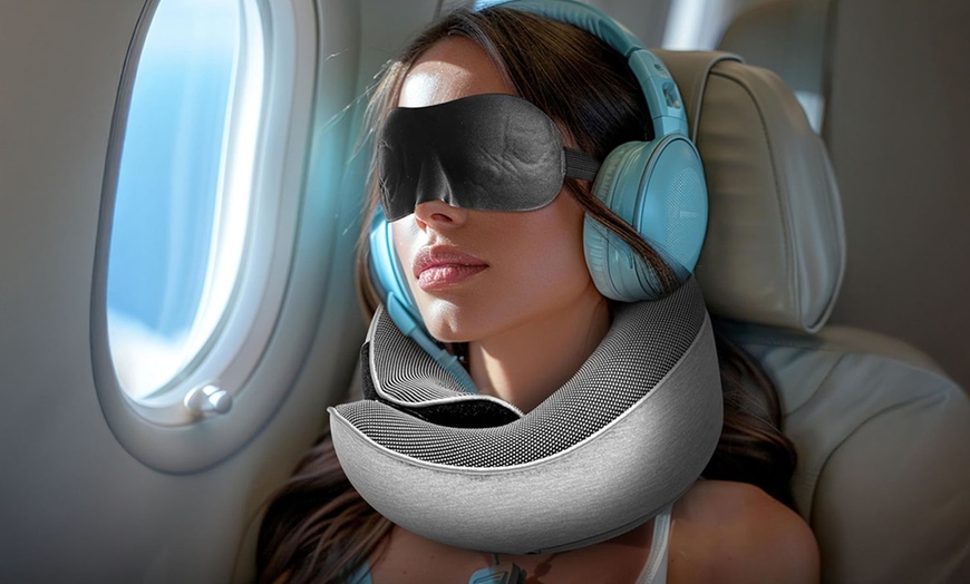 Image 5: Memory Foam Neck Support Pillow