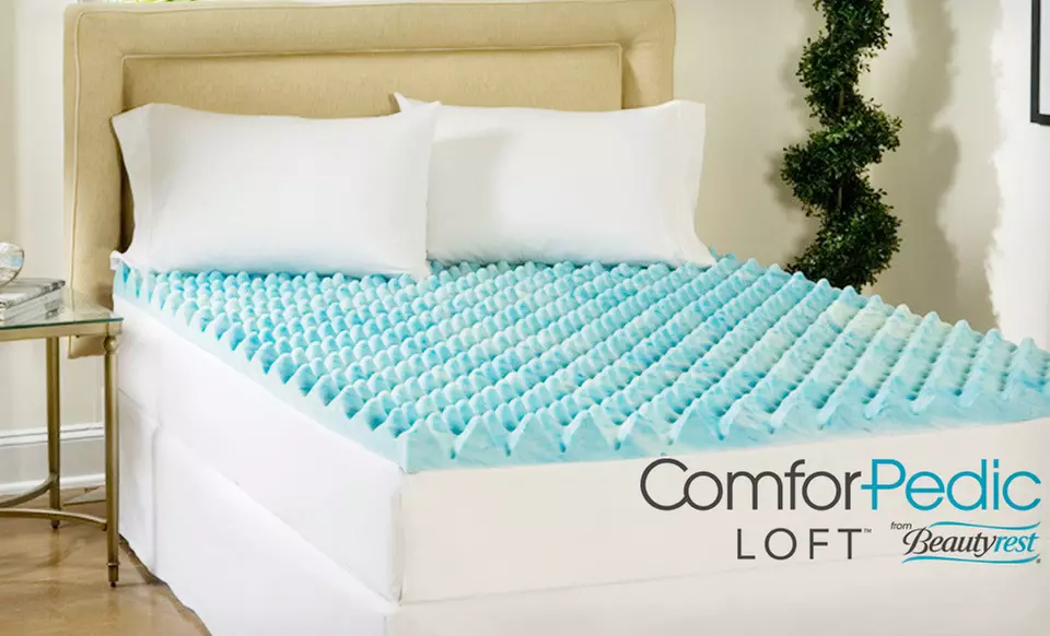 ComforPedic Loft by Beautyrest 4” Gel Memory Foam Mattress Topper (Up to 76% Off). Five Sizes Available. Free Shipping. - Primary Image