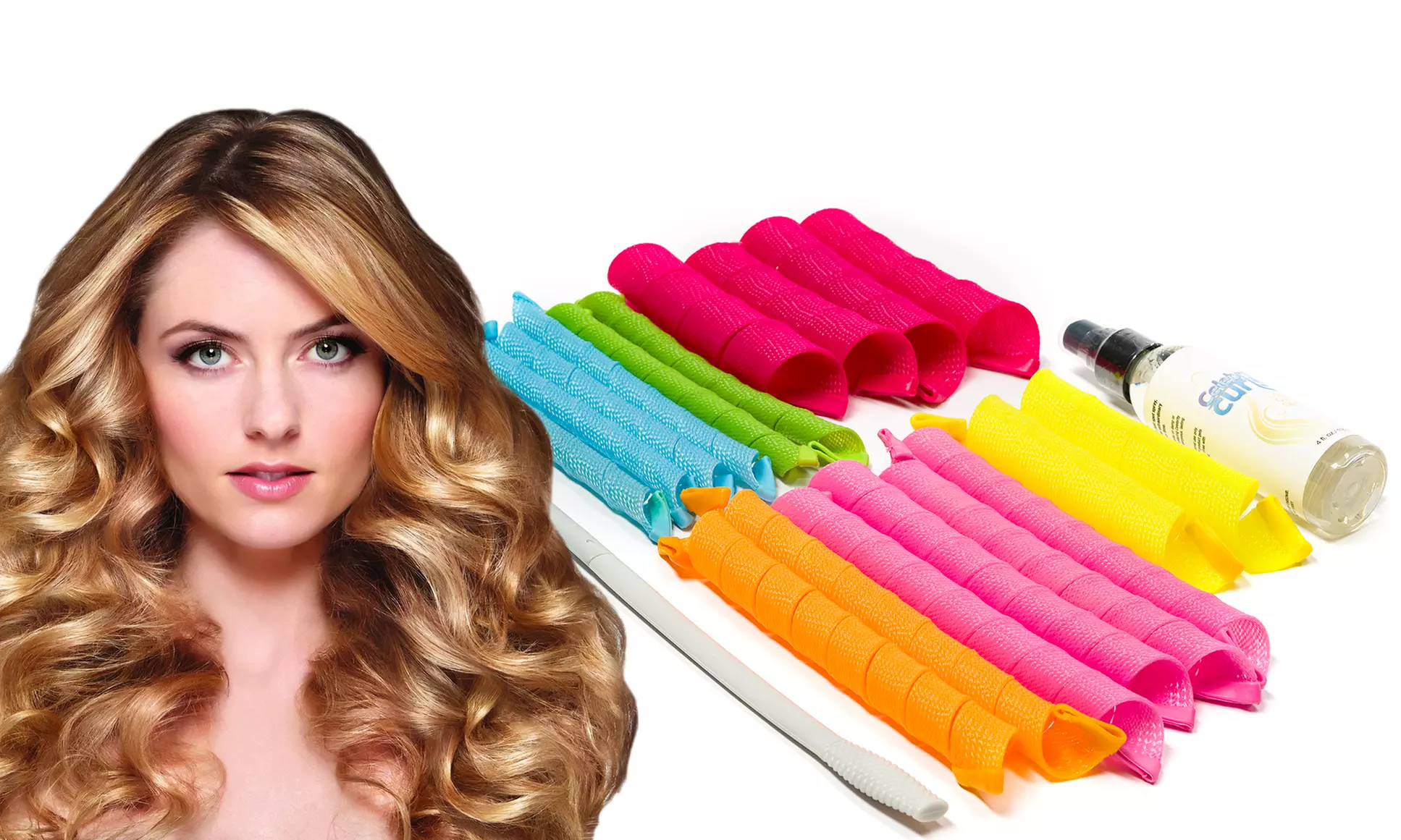Celebrity Curls Instant Hair-Curler Set - Primary Image