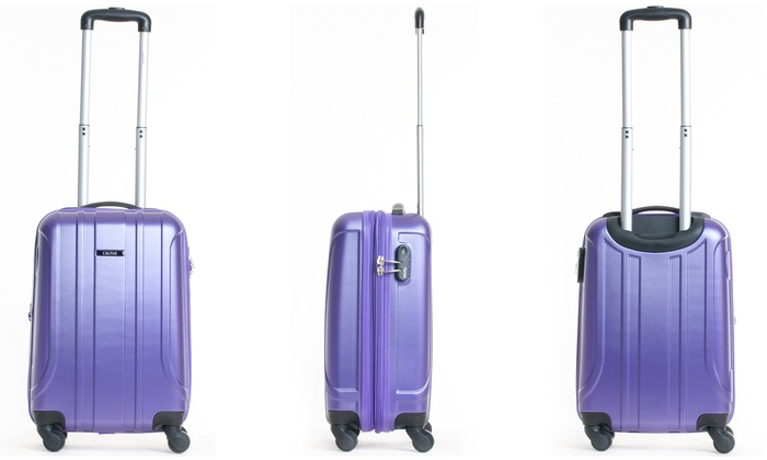 calpak purple luggage