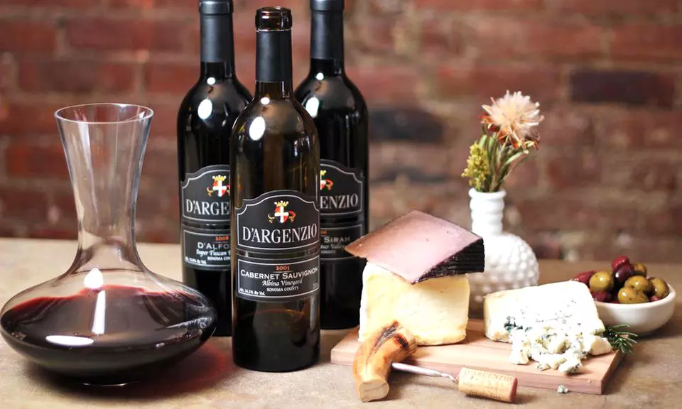 Piccolo Antipasi Board and Wine Tasting for One, Two, or Four at D'Argenzio Winery, Inc (Up to 44% Off) - Primary Image
