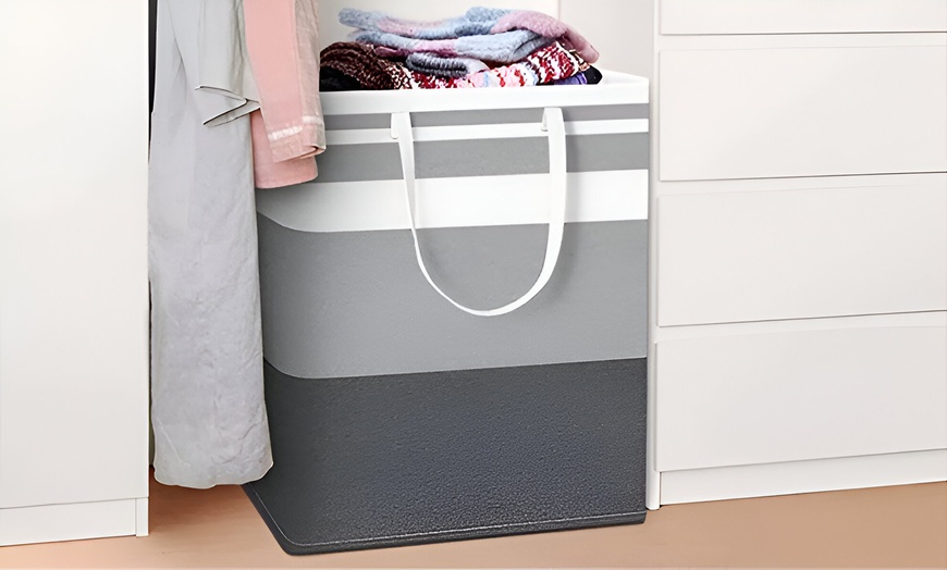 Image 4: Panier à linge 75 litres en tissu imperméable