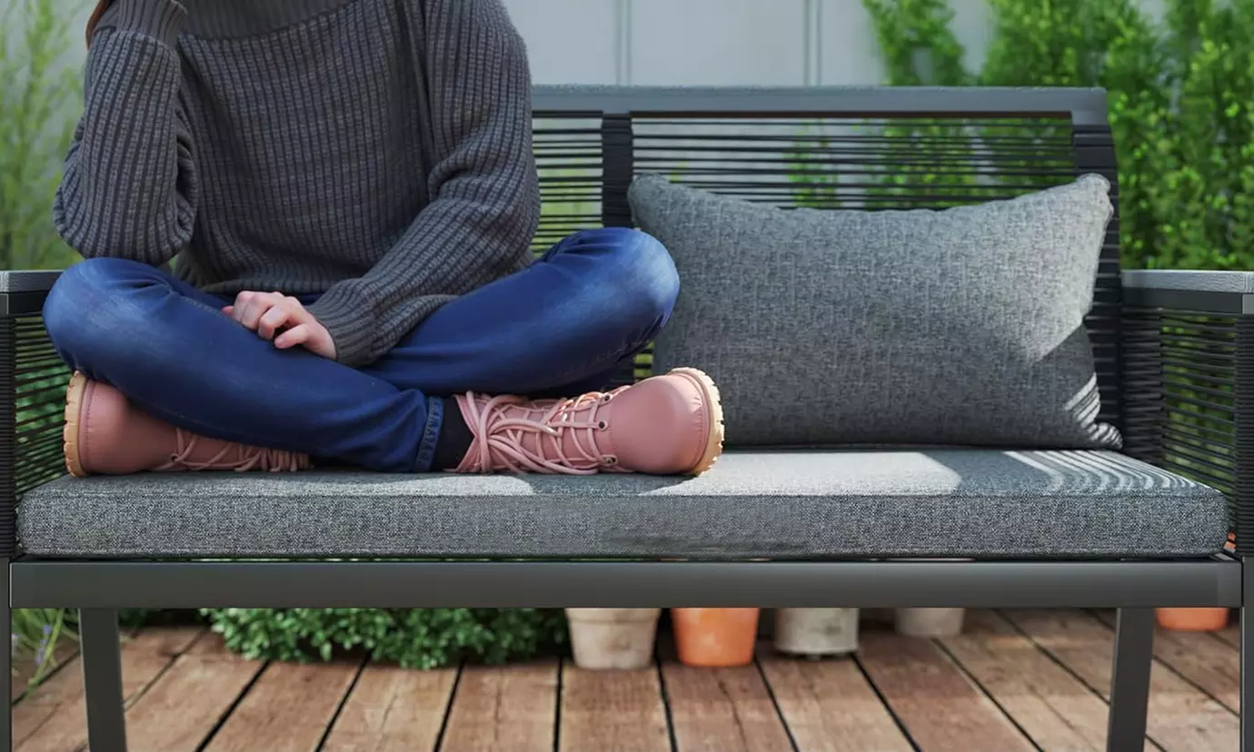 Outsunny Four-Piece Rattan-Effect Outdoor Furniture Set