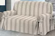 Copridivano e copripoltrona con lacci laterali fantasie rigate, disponibile in 3 dimensioni, 5 colori e 5 fantasie - Image 2