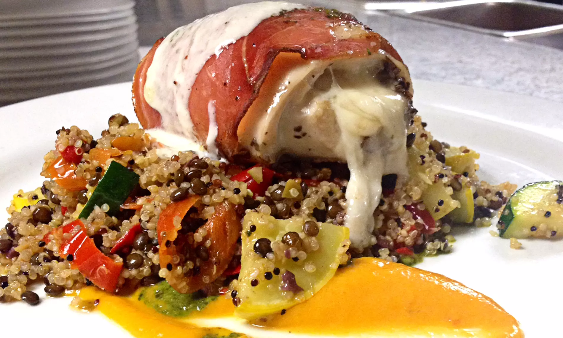 New American Cuisine and Drinks at HG Bistro (Up to 33% Off). Two Options Available. - Primary Image