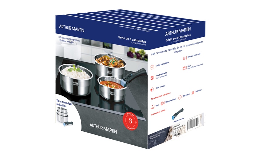 Image 9: Lot de casseroles ou batterie de cuisine Arthur Martin