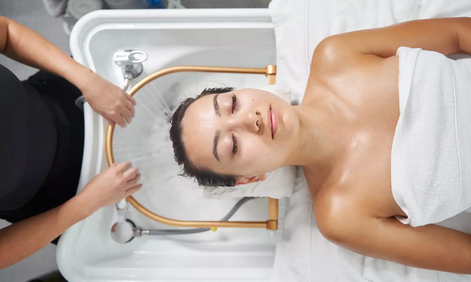 Experiencia de spa capilar japonés deluxe con bebida de cortesía