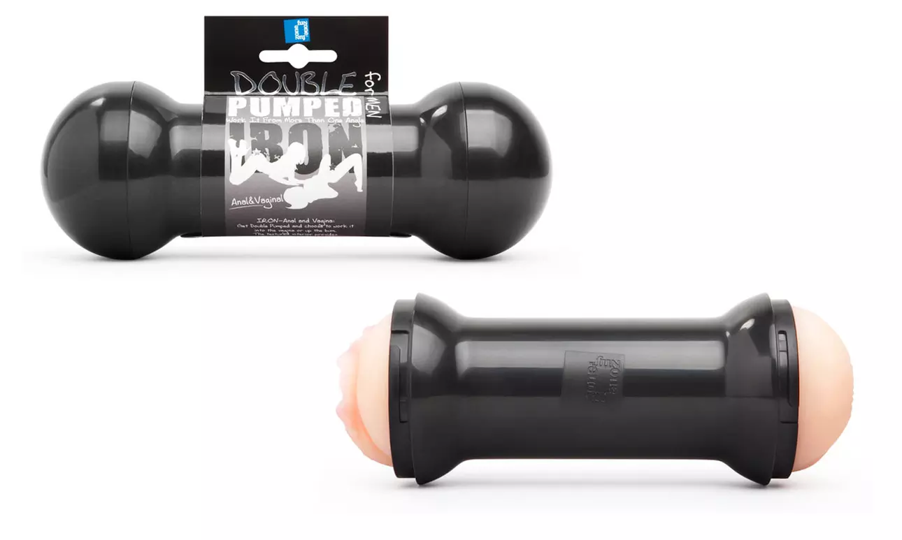 Doppelseitiger Masturbator mit Mund-, Anal- oder Vaginal-Öffnung - Second Medium