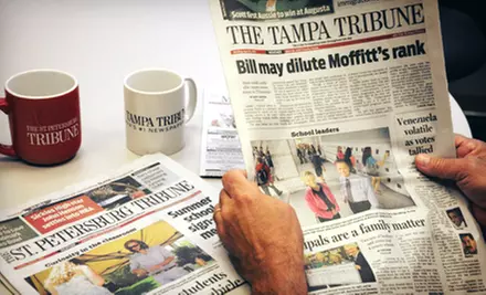 52-Week Digital or Home-Delivery Subscription to "The Tampa Tribune" or "St. Petersburg Tribune" (Up to 78% Off) - Primary Image