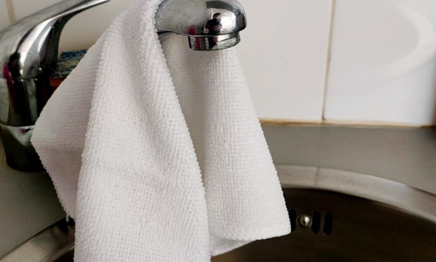 Image 7: Set van 5 of 10 microvezel vaatdoekjes