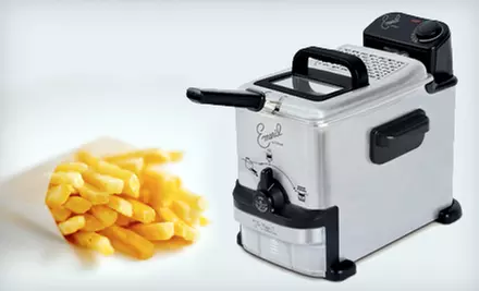 $69 for an Emeril by T-fal 1.8-Liter Deep Fryer or Gourmet Grill ($119 Value). Shipping Included.  - Primary Image