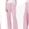 Image 12: Plain and Seam Front Wide Leg Trousers