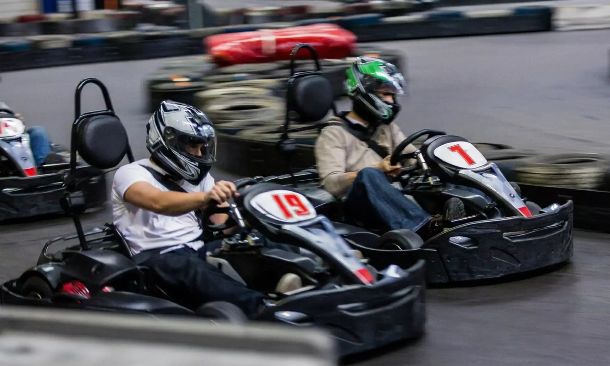 Kart fahren à 8 Minuten mit jeweils 4 oder 8 Ticketfahrten