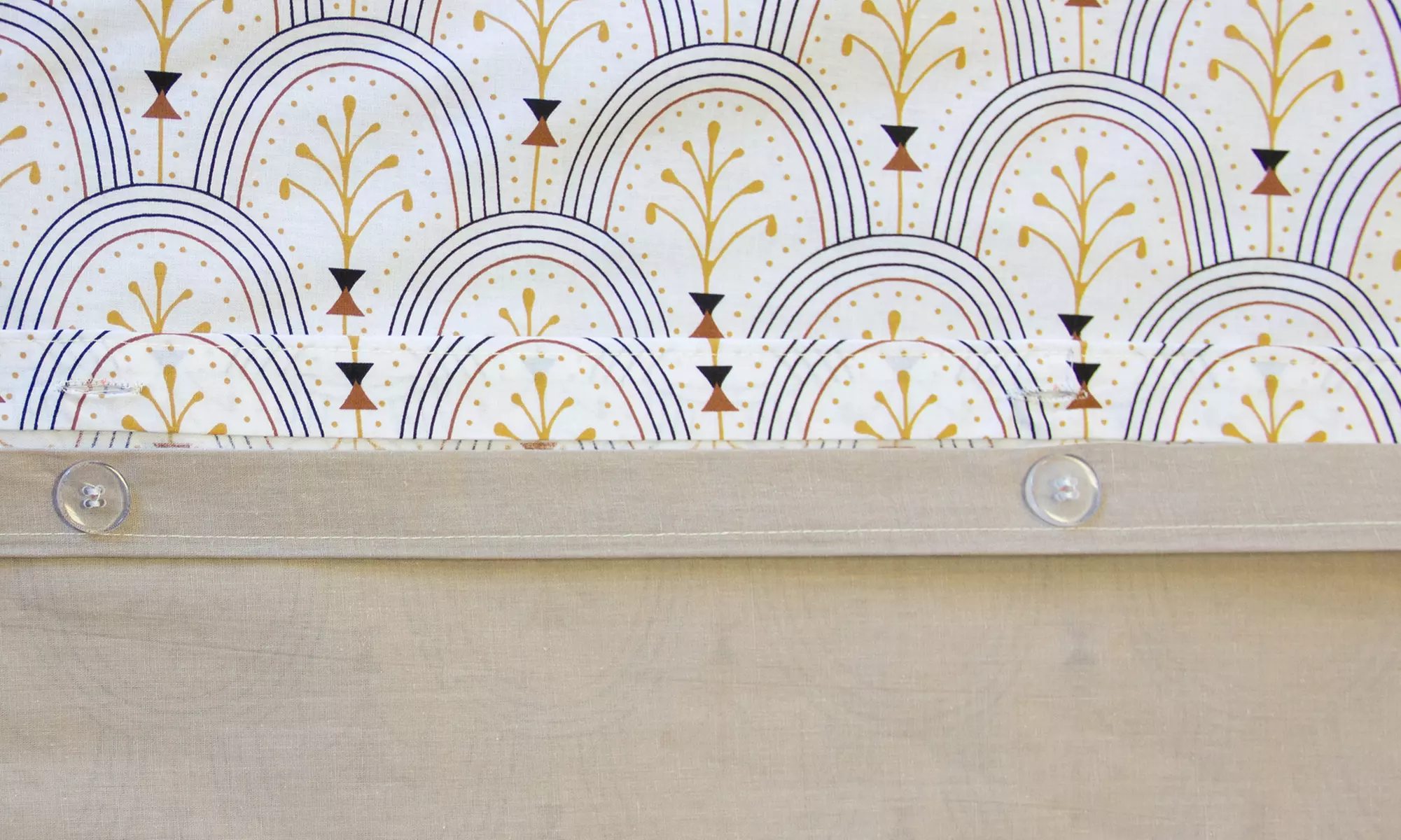 Parure de lit 100 % coton 57 fils/cm²