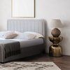 Image 2: Fabric Borneo Ottoman Bed with Optional Mattress
