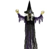 Image 29: Outsunny Voice Activated Halloween Animatronics Witch