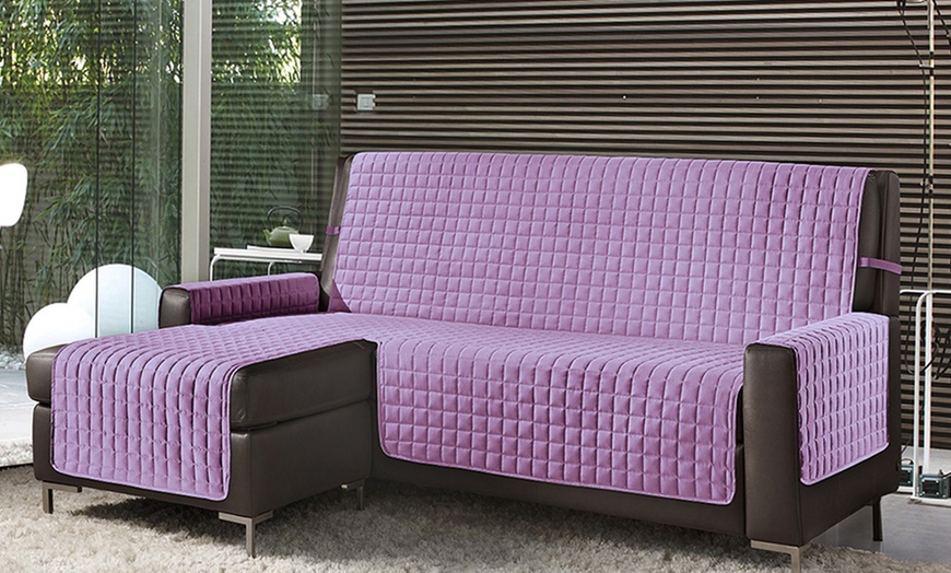 Image 20: Omkeerbare gewatteerde bankhoes