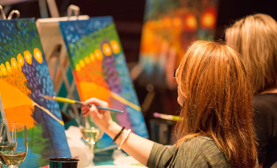 Admission to a Painting Party at Cocktails 'n Canvas (Up to 46% Off)    - Primary Image