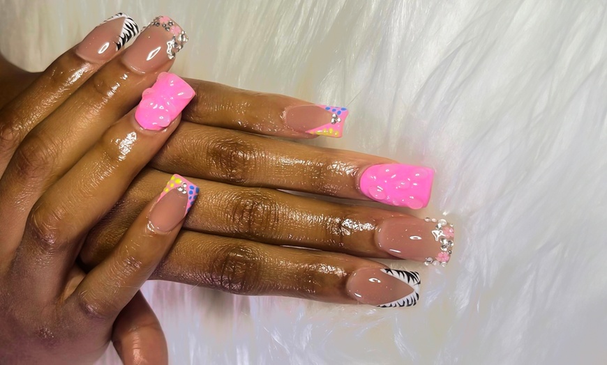 Image 4: Acrylic Full Set with Optional Gel Pedicure or Gel Mani & Pedi