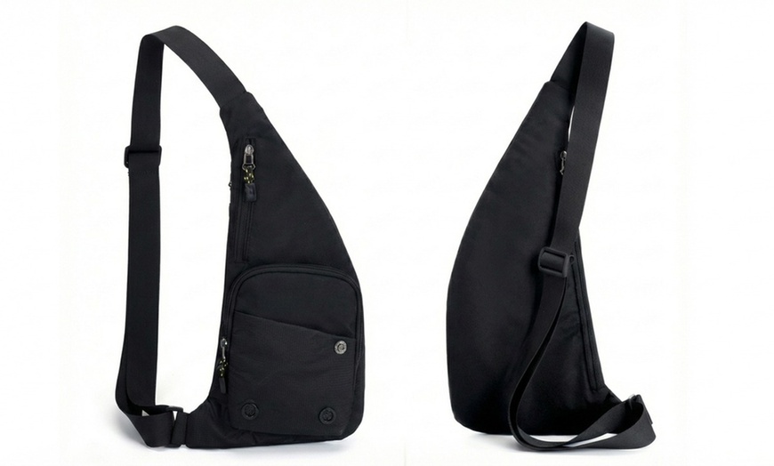 Image 8: Borsa a tracolla monospalla da petto