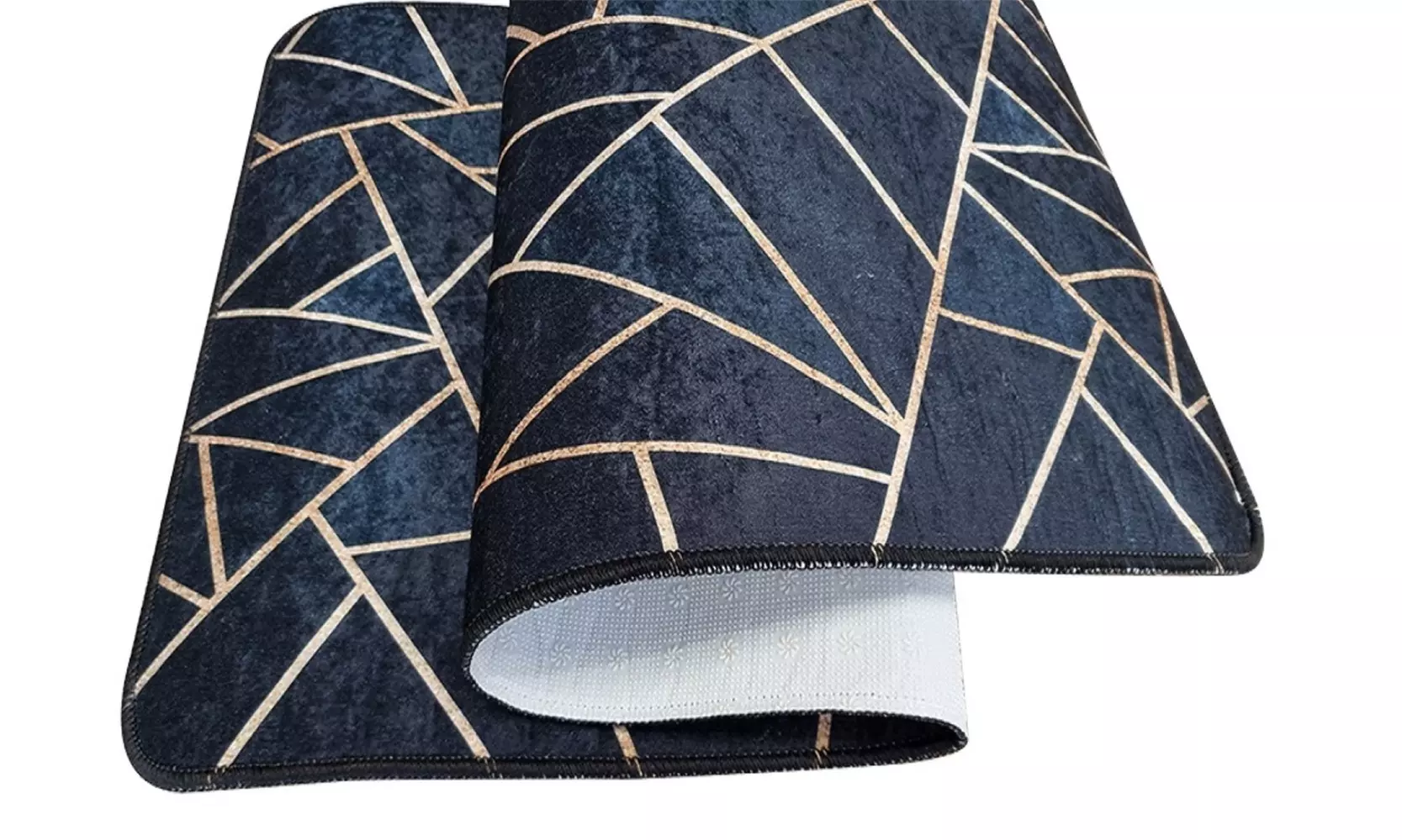 Alfombras Graphic negro y dorado