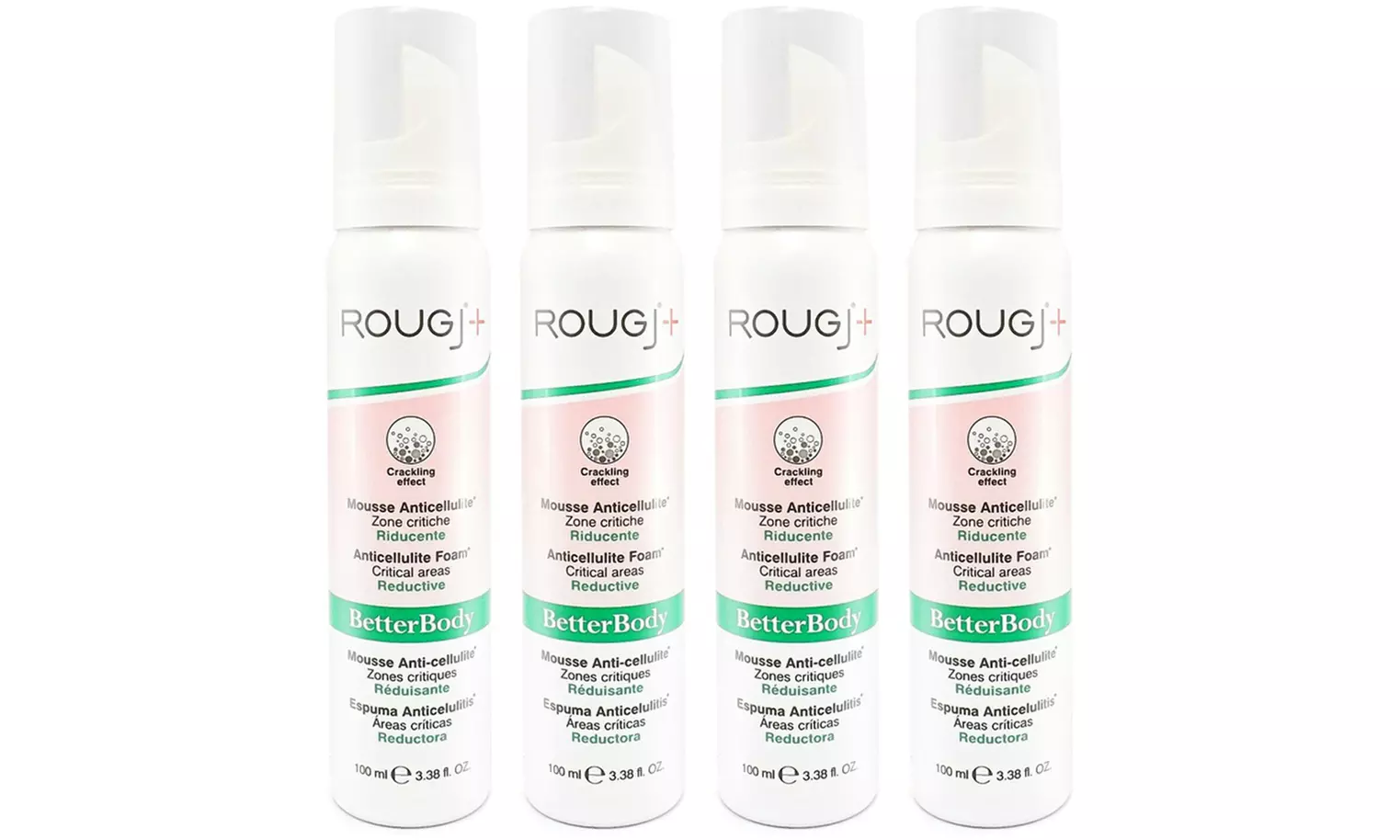 Fino a 12 confezioni di mousse anticellulite riducente Rougj