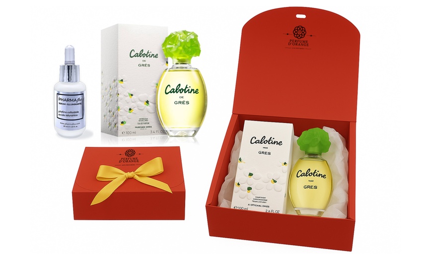 Image 1: Coffret de parfum de luxe avec sérum au platine colloïdal