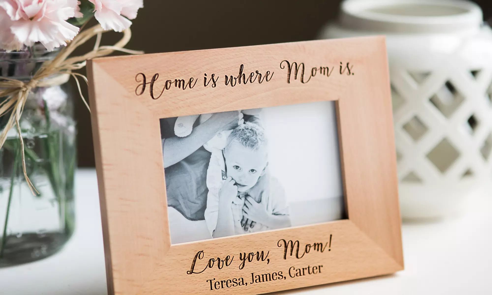 Personalized Frames for Mom from Qualtry (Up to 83% Off). Four Options Available.  - Second Medium