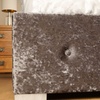Image 3: Crushed Velvet Ottoman Bedframe with Optional Mattress