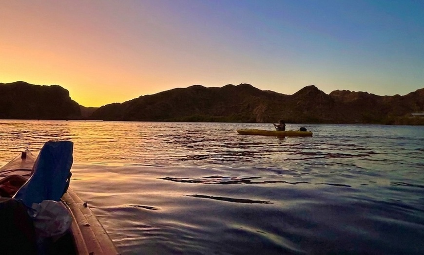 Image 2: Sunset & Stargazing Kayak Tour with Photos & Video