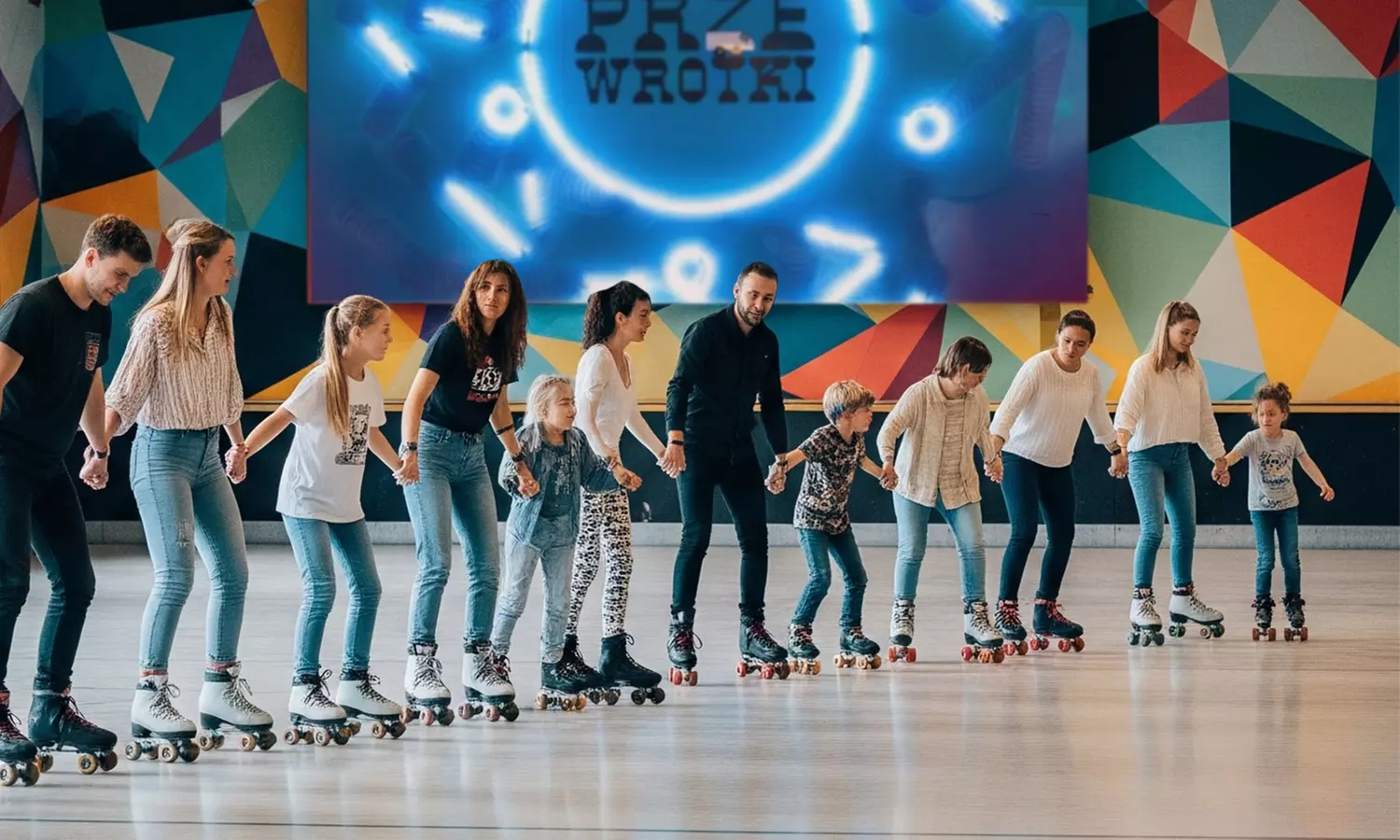 Retro zabawa dla dużych i małych: jazda na wrotkach bez limitu z biletami do Wrotkarni Przewrotki (do -22%) - Second Medium