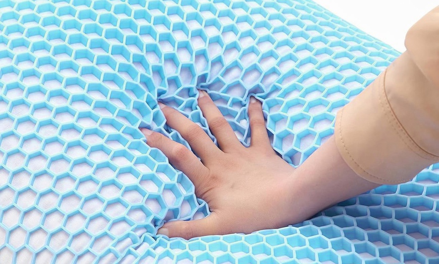 Image 2: Almohada cilíndrica de espuma viscoelástica de Sampur