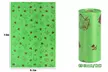 180 Count Dog Biodegradable Poop Waste Bags with Dispenser - Second Medium