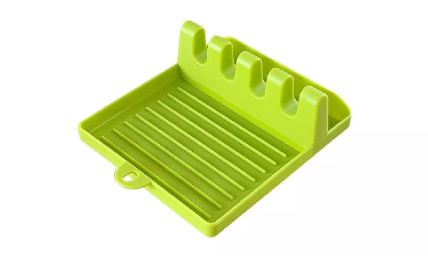 1 Pack Kitchen Heat Resistant pp Spoon Rest Cooking Utensil Spatula Holder Tool