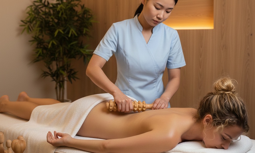 Image 1: 2 o 4 sesiones de maderoterapia con electroestimulación