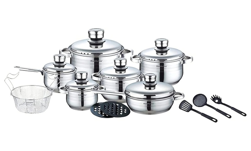 Image 13: Royalty Line 16- oder 18-teiliges Edelstahl-Kochgeschirr-Set