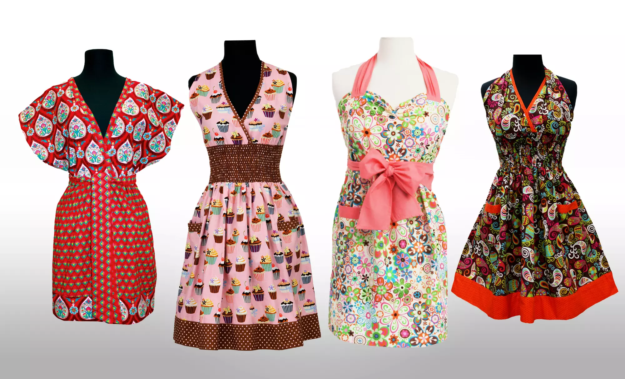 Adult Retro Aprons - Primary Image