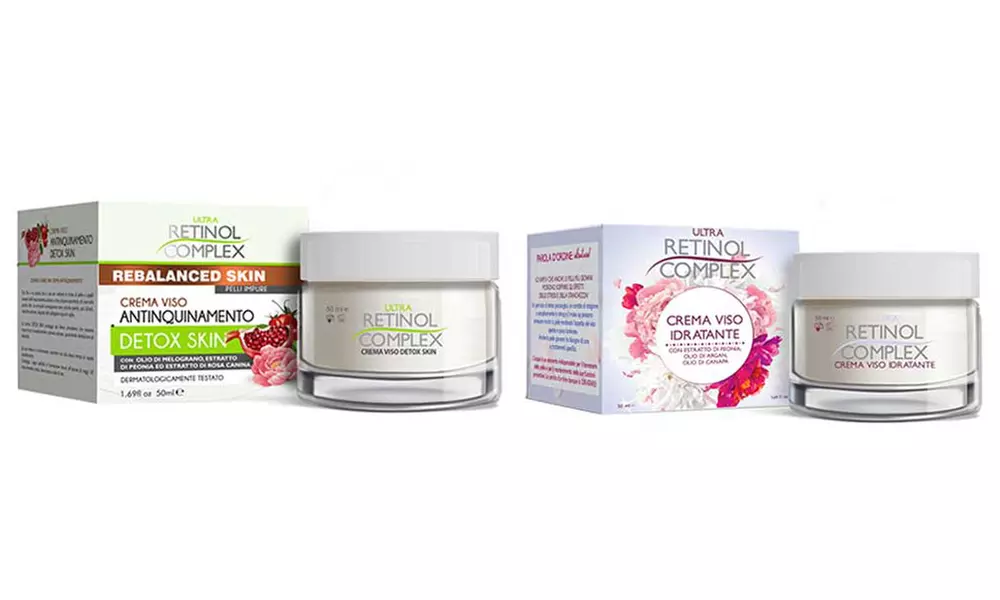 2 creme viso antirughe Retinol Complex a scelta