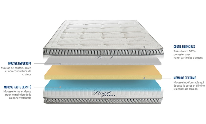 Image 9: Matelas royal 5 stars à mémoire de forme