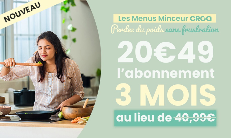 Programme de rééquilibrage alimentaire avec CROQ