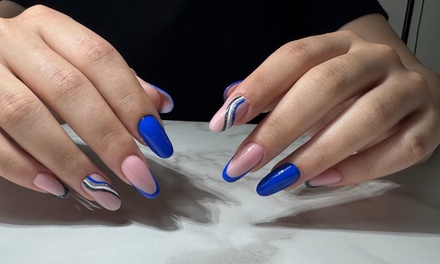 Russian Manicure with Hard Gel and Design (Up to 4 Nails) - Lotus Beauty Salon & Spa