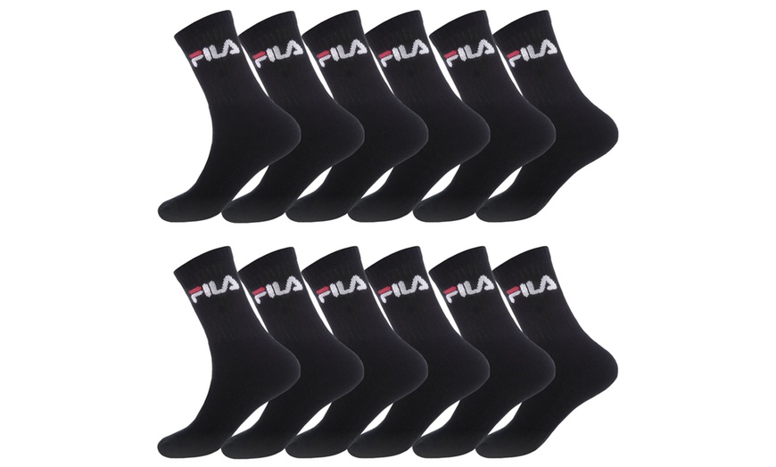 Image 5: Lot de 12 paires de chaussettes tennis Fila