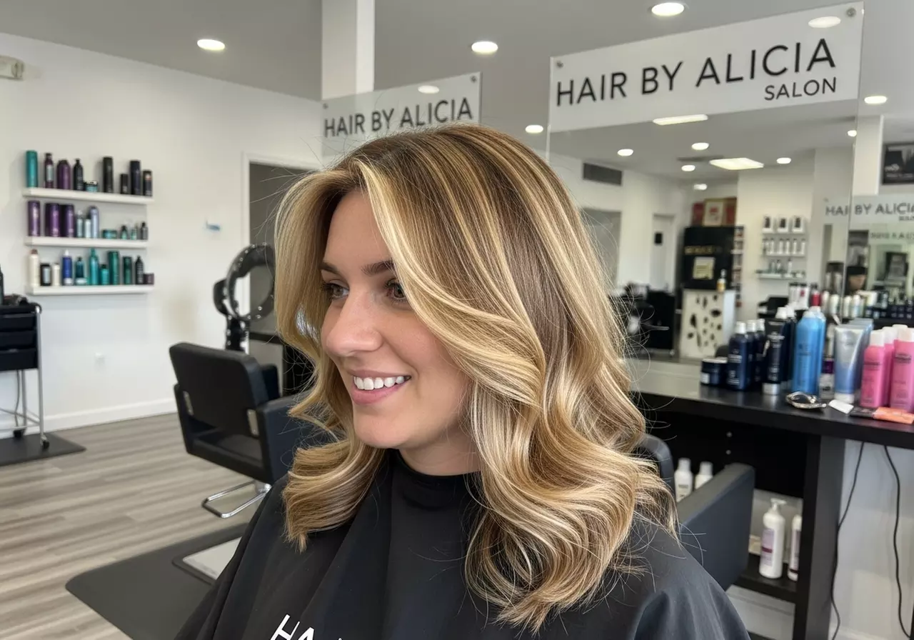 Cut or Trim, Shampoo & Blow-Dry w/ Optional Partial Highlights & More