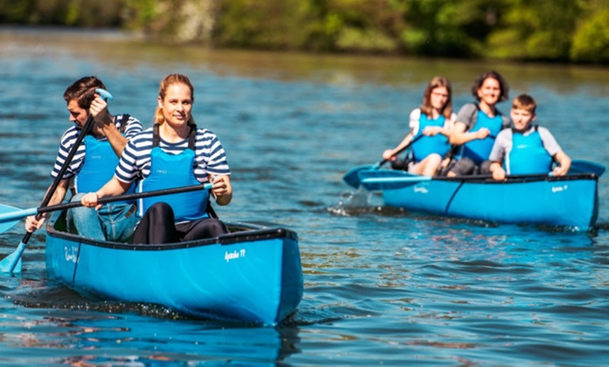 Image 1: 4 Std. Natur-Erlebnistag mit Kanu- & Scooter-Tour für 1-2 Personen